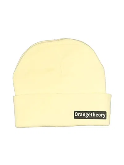 Pre-owned Orange Theory Beanie Hat In Yellow