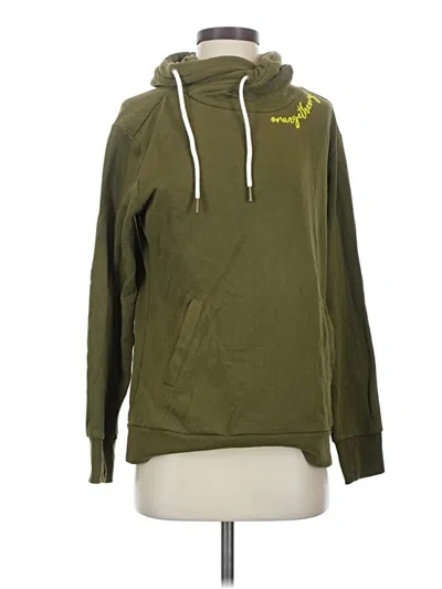 Pre-owned Orange Theory Pullover Hoodie In Green