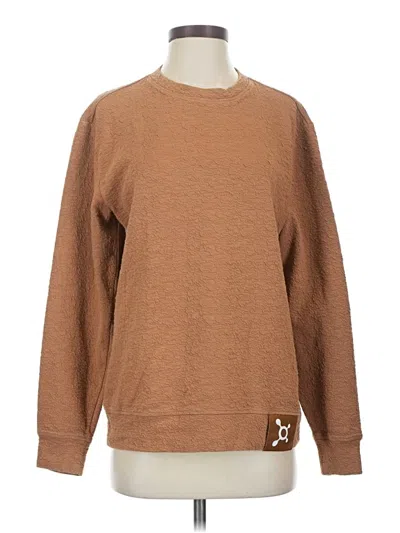 Pre-owned Orange Theory Sweatshirt In Brown