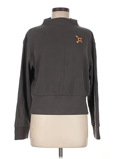 Pre-owned Orange Theory Sweatshirt In Gray