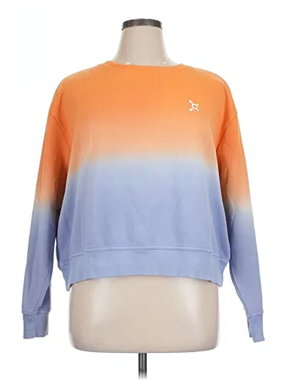 Pre-owned Orange Theory Sweatshirt In Orange