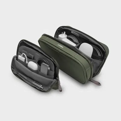 Orbitkey 2-in-1 Tech Accessory Pouch In Green