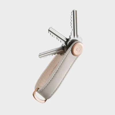 Orbitkey Leather Key Organiser In Gray