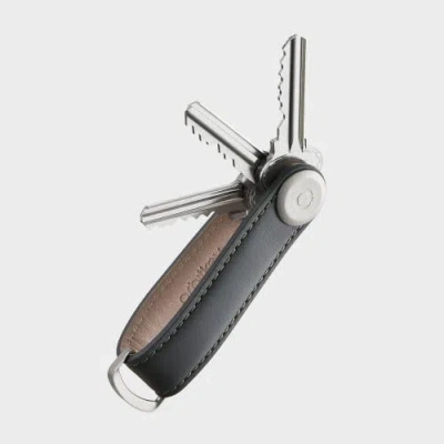 Orbitkey Leather Key Organiser In Gray