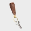 Orbitkey Leather Loop Keychain In Brown