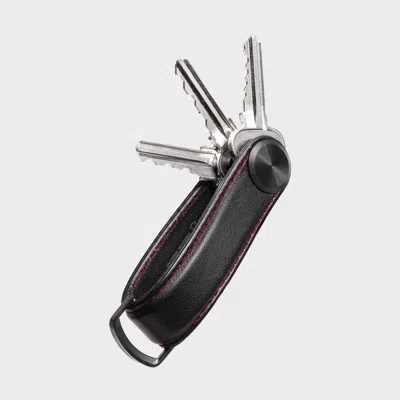 Orbitkey Pro Leather Key Organiser In Black
