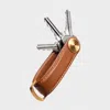 Orbitkey Pro Leather Key Organiser In Brown