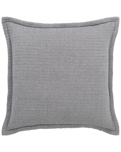 ORCHIDS LUX HOME ORCHIDS LUX HOME 100% COTTON FRINGED MOLLY SQUARE THROW PILLOW