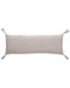Orchids Lux Home 100% Cotton Molly Lumber Throw Pillow In Lavender