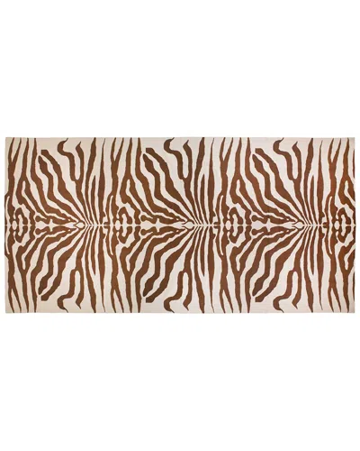 ORCHIDS LUX HOME ORCHIDS LUX HOME 100% COTTON PRINTED ZEBRA TABLE CLOTH