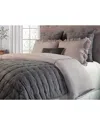 Orchids Lux Home 100% European Space Dyed Linen Blush Duvet Cover In Blush