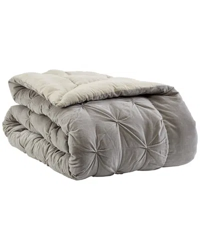 Orchids Lux Home 300 Thread Count Lanai Quilt In Gray