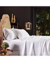 Orchids Lux Home 400 Thread Count Merida Fitted Sheet In White