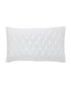 Orchids Lux Home Avalon Coverlet Sham - White In White