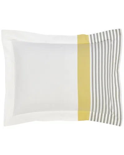 ORCHIDS LUX HOME DISCONTINUED ORCHIDS LUX HOME 100% YARD DYED COTTON STRIPE SHAM SET