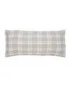 Orchids Lux Home Doyle Decorative Bed Throw Pillow - Grey In Neutral