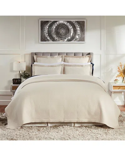 Orchids Lux Home Hamilton Matelasse Coverlet In Neutral