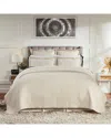 Orchids Lux Home Hamilton Matelasse Coverlet In Neutral