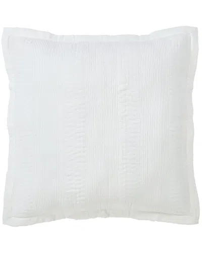 Orchids Lux Home Laysan Channel Quilted Cotton Coverlet Euro Sham