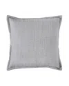 Orchids Lux Home Lucy Coverlet Euro Sham In Gray