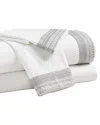Orchids Lux Home Olivia Cotton Percale 300 Thread Count Sheet Set In White