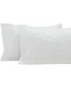 Orchids Lux Home Orchids Luxe Home Halston Pillowcase In White