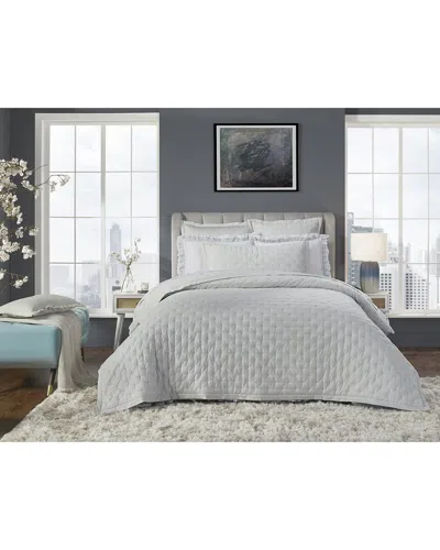 ORCHIDS LUX HOME ORCHIDS LUX HOME OSCAR TUFTED COTTON SATEEN QUILT