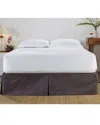 Orchids Lux Home Pavillion Box Pleat Bed Skirt - Gray
