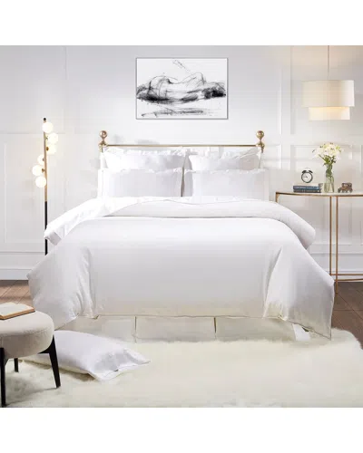 Orchids Lux Home Terrier Duvet Cover - Pearl In White