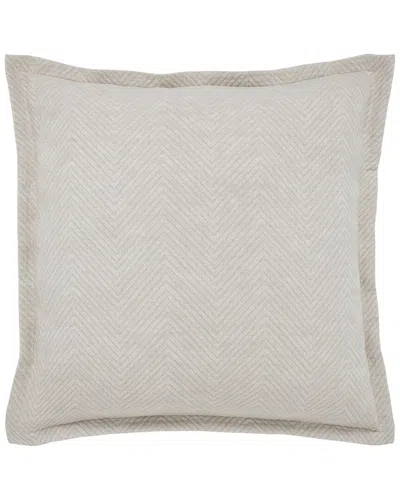 Orchids Lux Home Tivoli Cotton Jacquard Bed Blanket Euro Sham