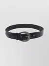 Orciani Adjustable Belt Textured Buckle In Black