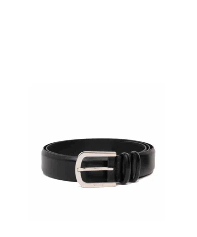 Orciani Adjustable Buckle Belt In Black