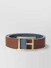 Orciani Adjustable Reversible Leather Belt In Brown