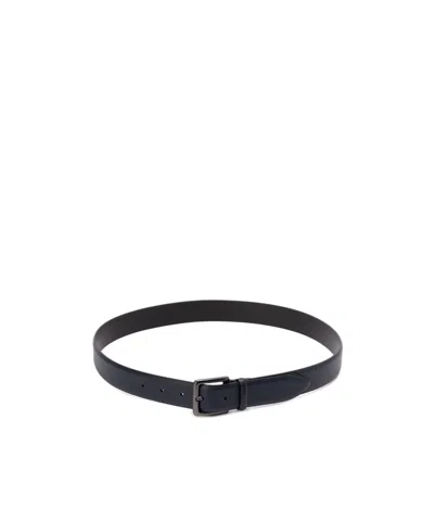Orciani Adjustable Waist Belt In Black