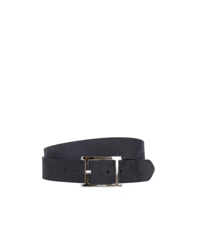 Orciani Adjustable Waist Belt In Black