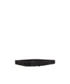 Orciani Concealed Leather Belt In Black