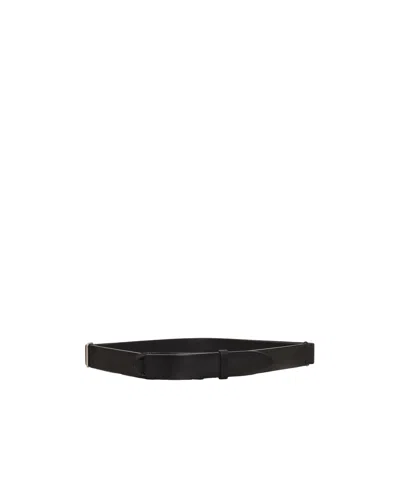 Orciani Adjustable Waist Belt In Black