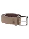 Orciani Amalfi Belt In Brown