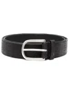 ORCIANI ANIMAL-EMBOSSED LEATHER BELT