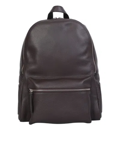 Orciani Backpacks In Brown