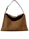 Orciani Trinity Peach Shoulder Bag In Brown