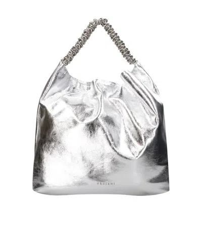 Orciani Bag Todo Metal In White