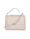 Orciani Sveva Soft Medium Ivory Bag In Pink