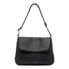 Orciani Small Diana Leather Shoulder Bag With Strap In Brown