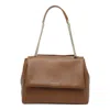 Orciani Medium Sveva Sense Chain Strap Shoulder Bag In Brown