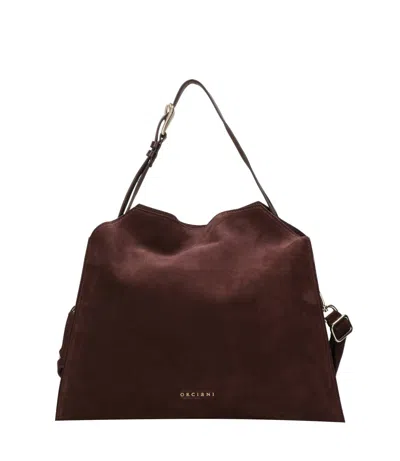 Orciani Bags.. Burgundy In Brown