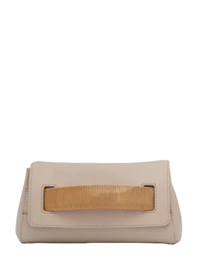Orciani Bags In Nude + Oro