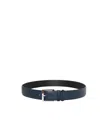 Orciani Basic Saffiano Classic Belt In Black