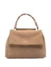 Orciani Beige Sveva Medium Satchel In Beige