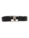 Orciani Elasticated Chain-buckle Belt In Black